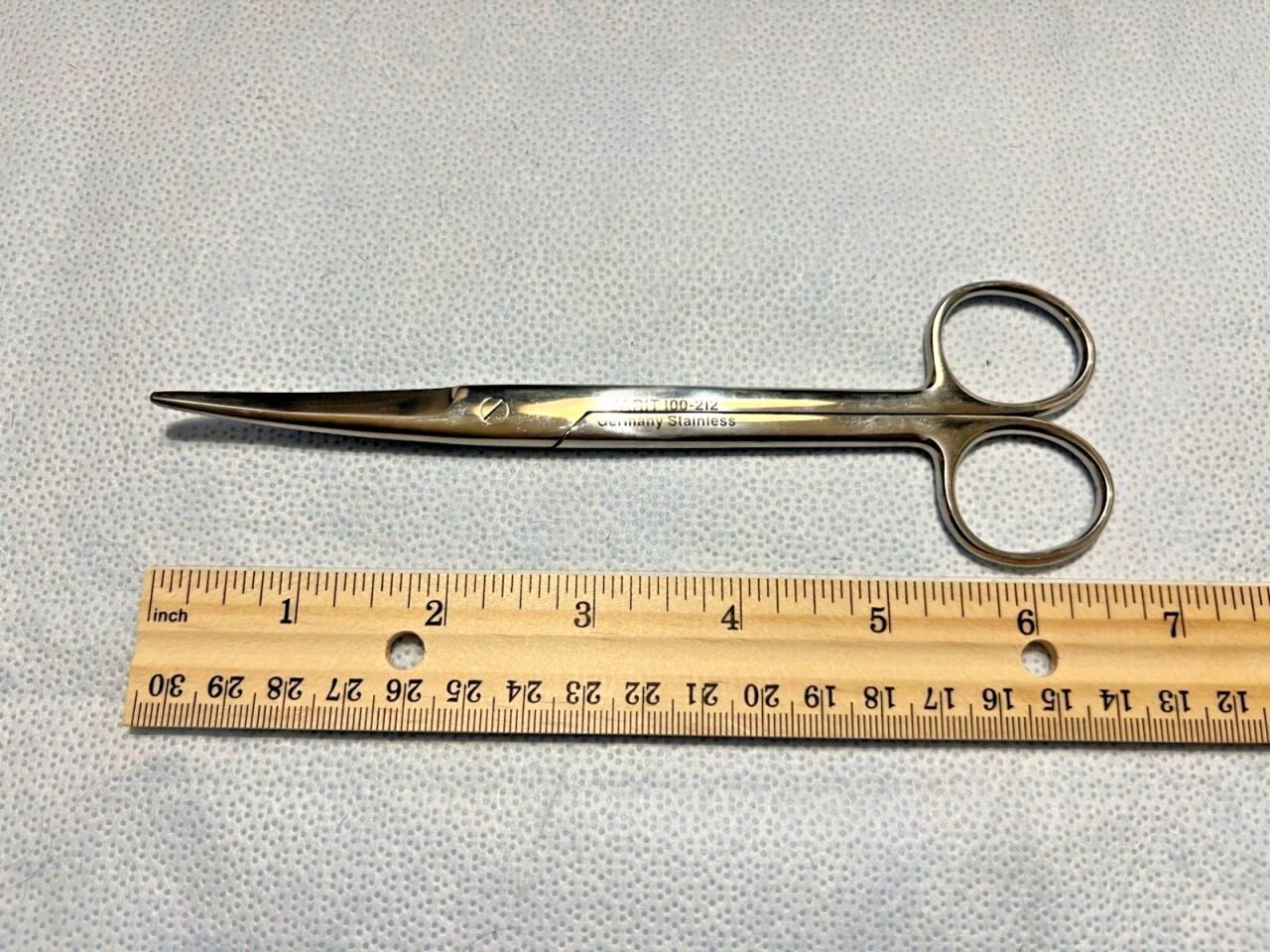 JARIT 100-212 Curved Mayo Scissor Beveled Blade 3.7mm Tip x 6-3/4" — photo 4