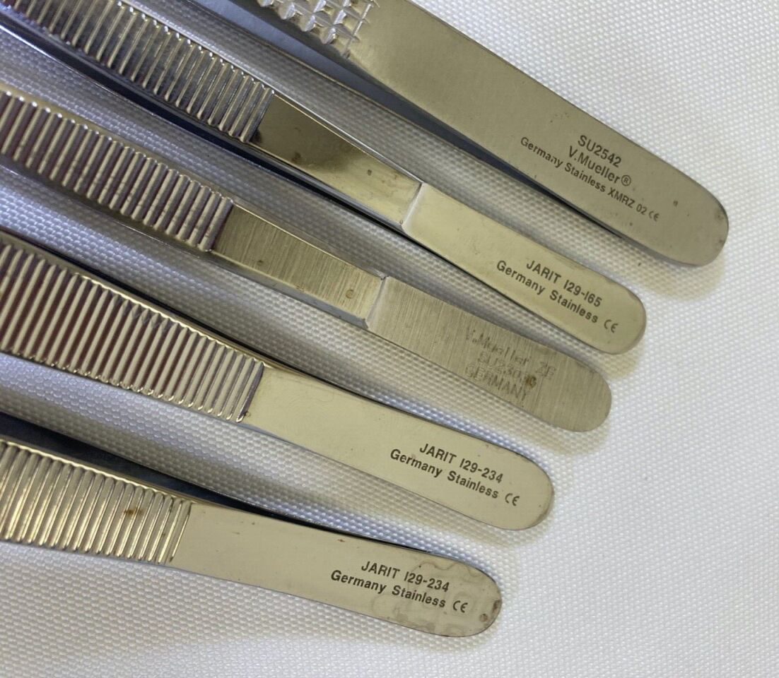 VARIOUS  Jarit V. Mueller Bowel Closure Instrument Tray w/ Case — photo 4