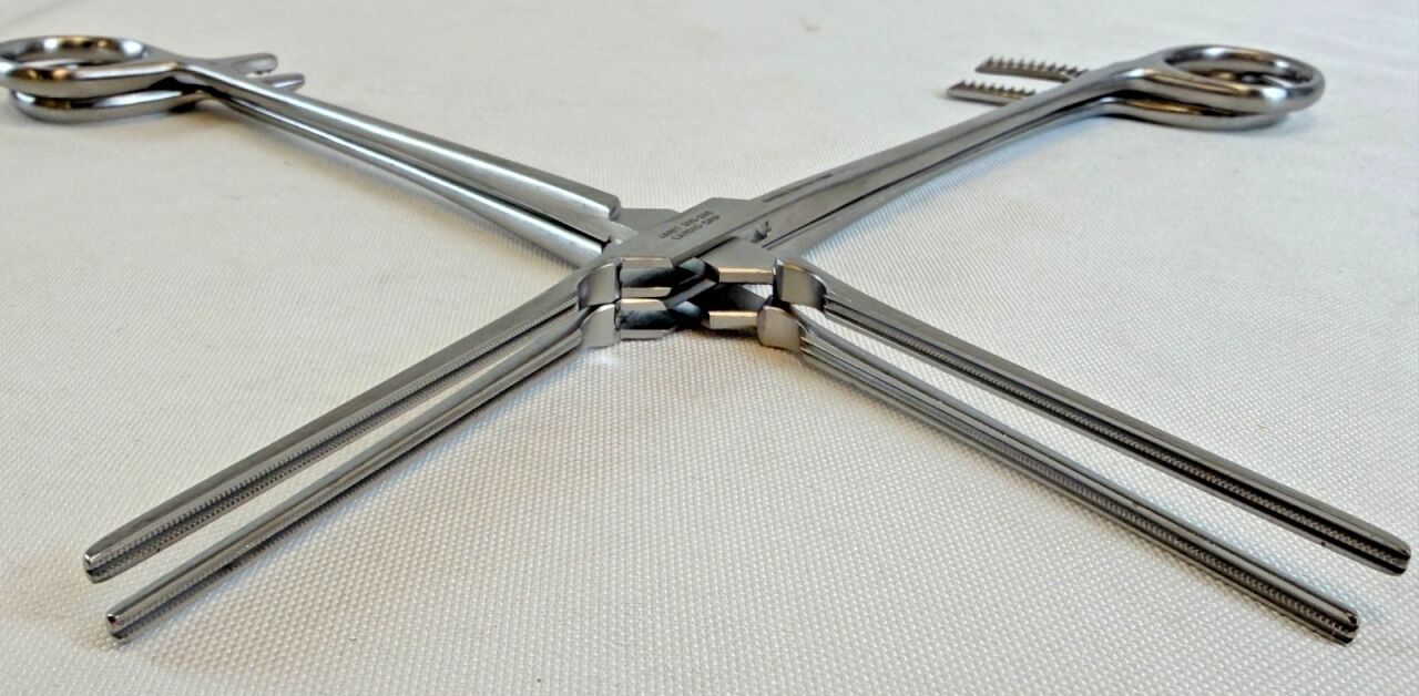 JARIT 320-240 Glover Coarctation Clamp 1x2 Teeth 10.2" CVOR — photo 6