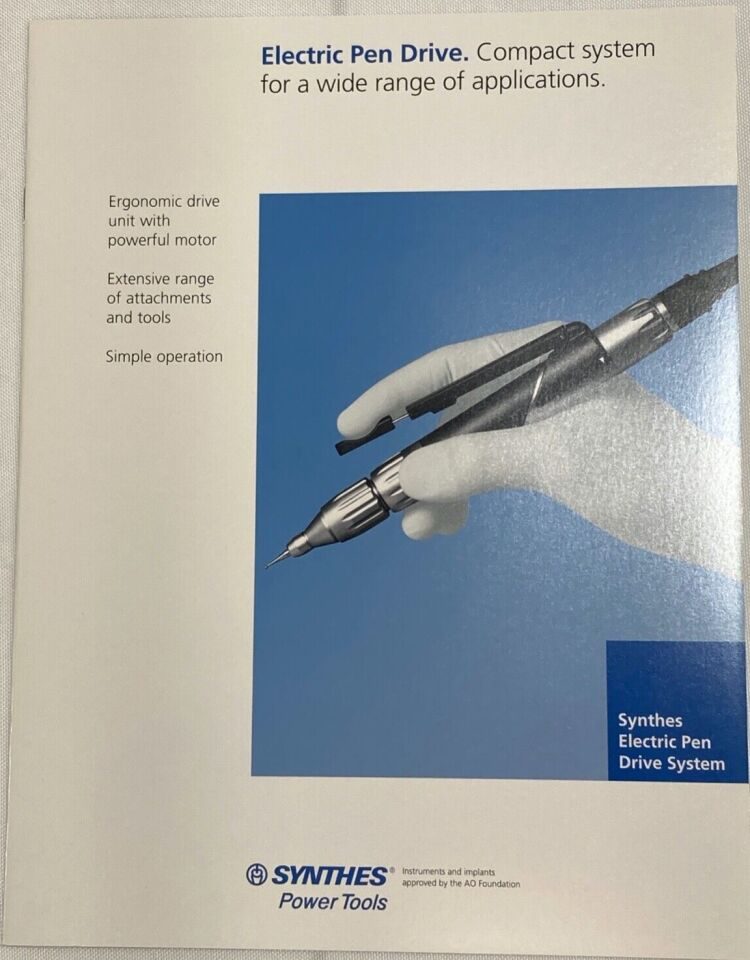 SYNTHES Electric Pen Drive Arthroscopy Shaver System