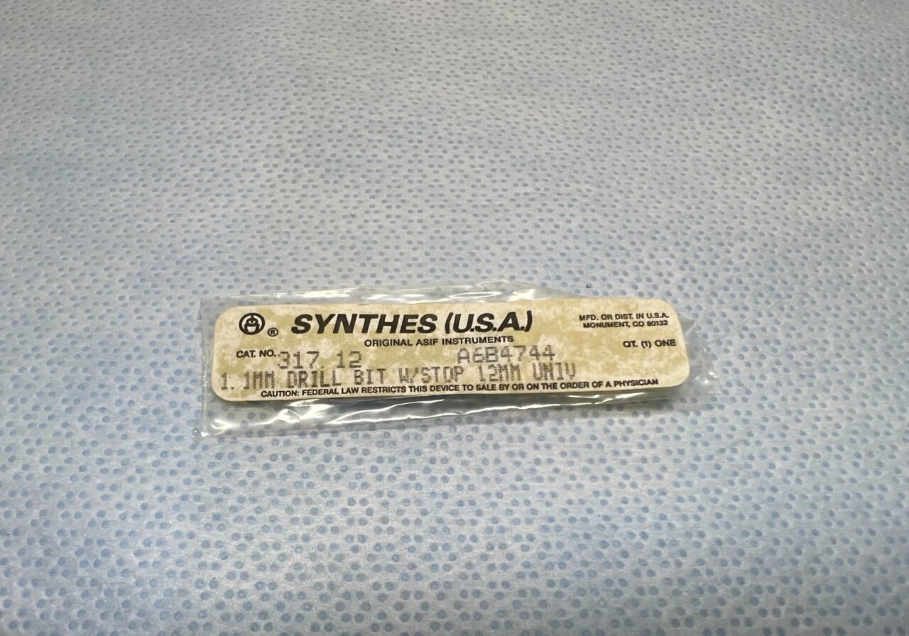 SYNTHES 317.12 1.1mm w/ 12mm Stop Drill Bit — photo 4