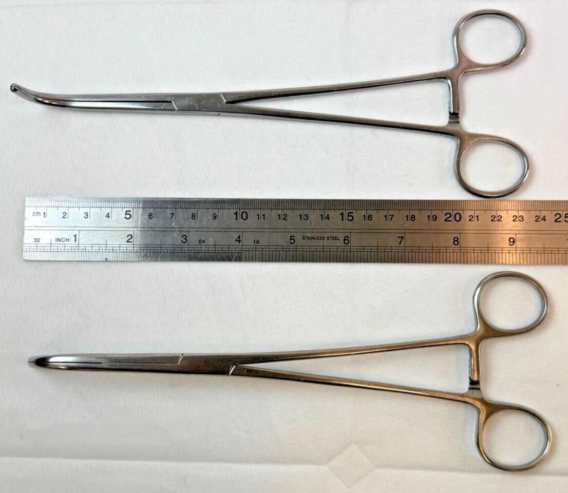 CODMAN 30-8073 Rumel Thoracic Forceps 9.25" Curved — photo 7