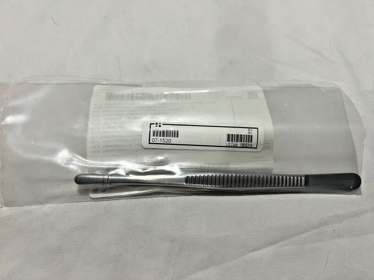 SYMMETRY SURGICAL 07-1520 Russian Tissue Forceps Side Grasping Teeth 8" Length