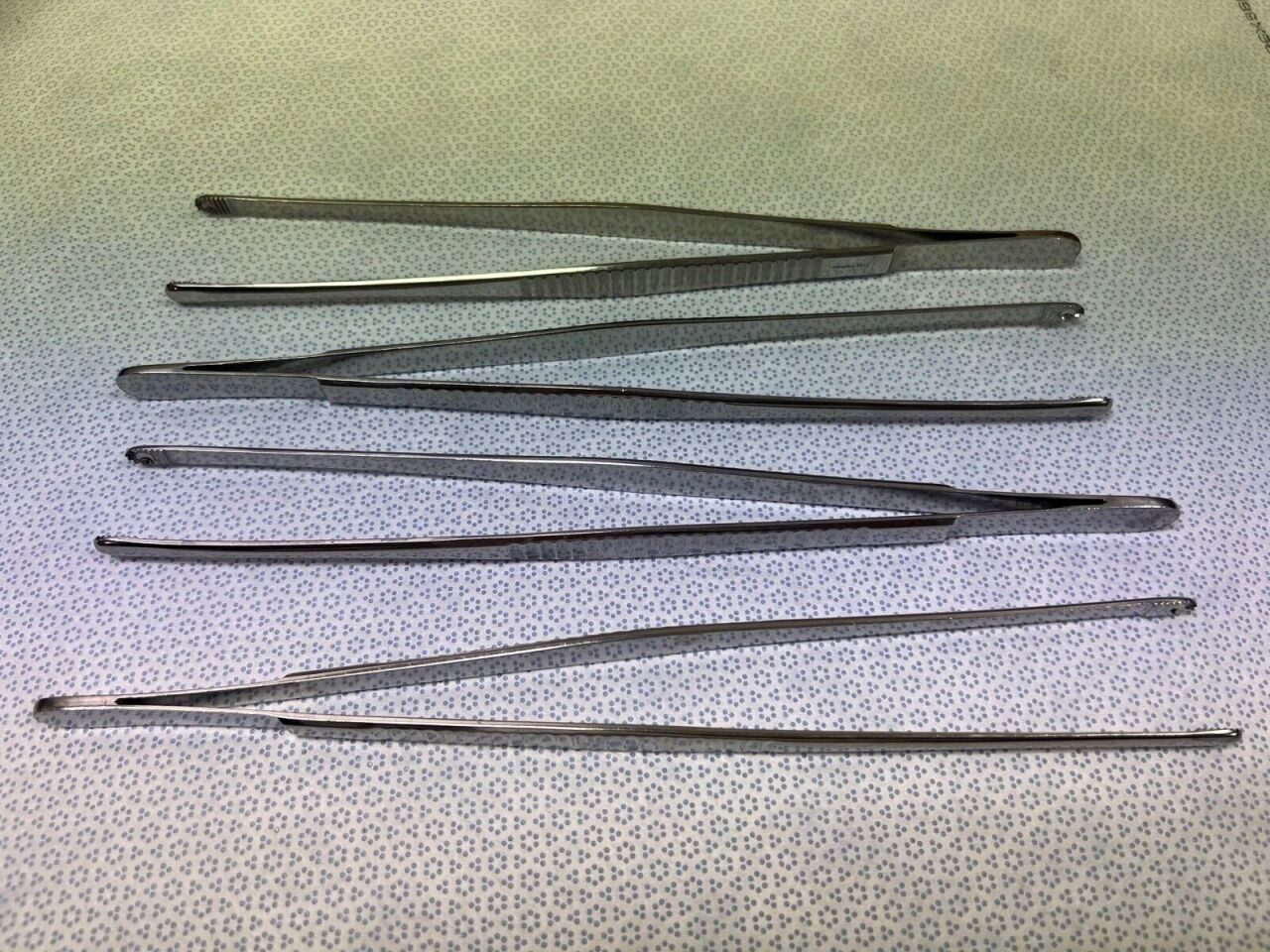 CODMAN 30-4222 Russian Tissue Forceps 10" - Lot of 4