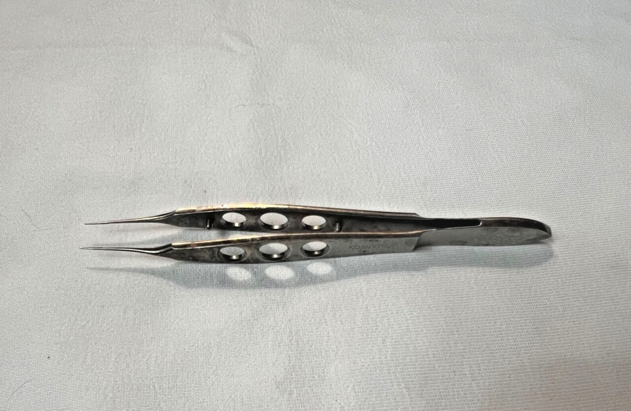 KATENA K5-5000 Ophthalmic McPherson Straight Tying Forceps 4" Length