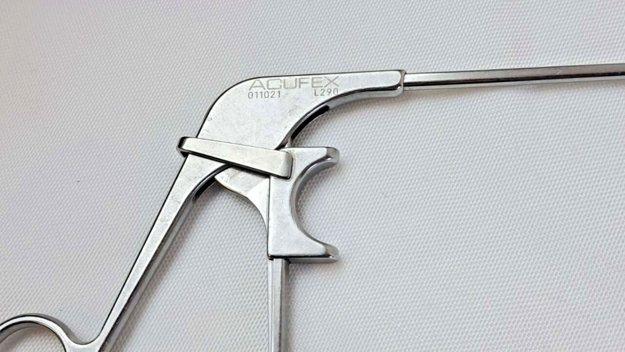 ACUFEX 011021 Alligator Grasper Curved Up, 2.7mm Arthroscopic — photo 3