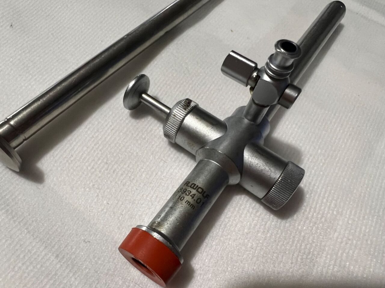R. WOLF 8923.123 & 8934.01 10mm Trocar w/ 10mm Cannula 7" Length — photo 3