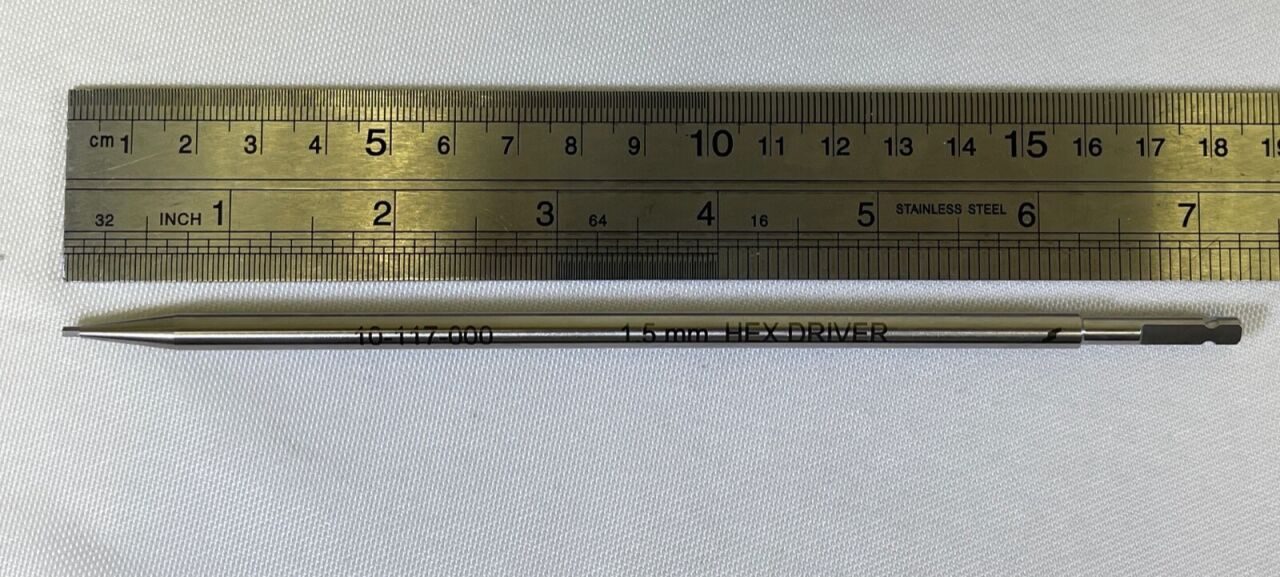 SYMMETRY 10-117-000 1.5mm Hex Driver Q/C End WL 6.25" — photo 8
