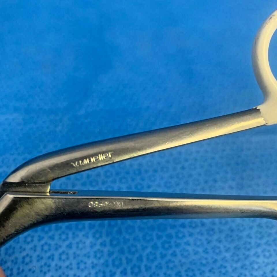 V. MUELLER RH3980 Bruening Ethmoid Exenteration Forceps Sharp Cup Jaws ENT — photo 2