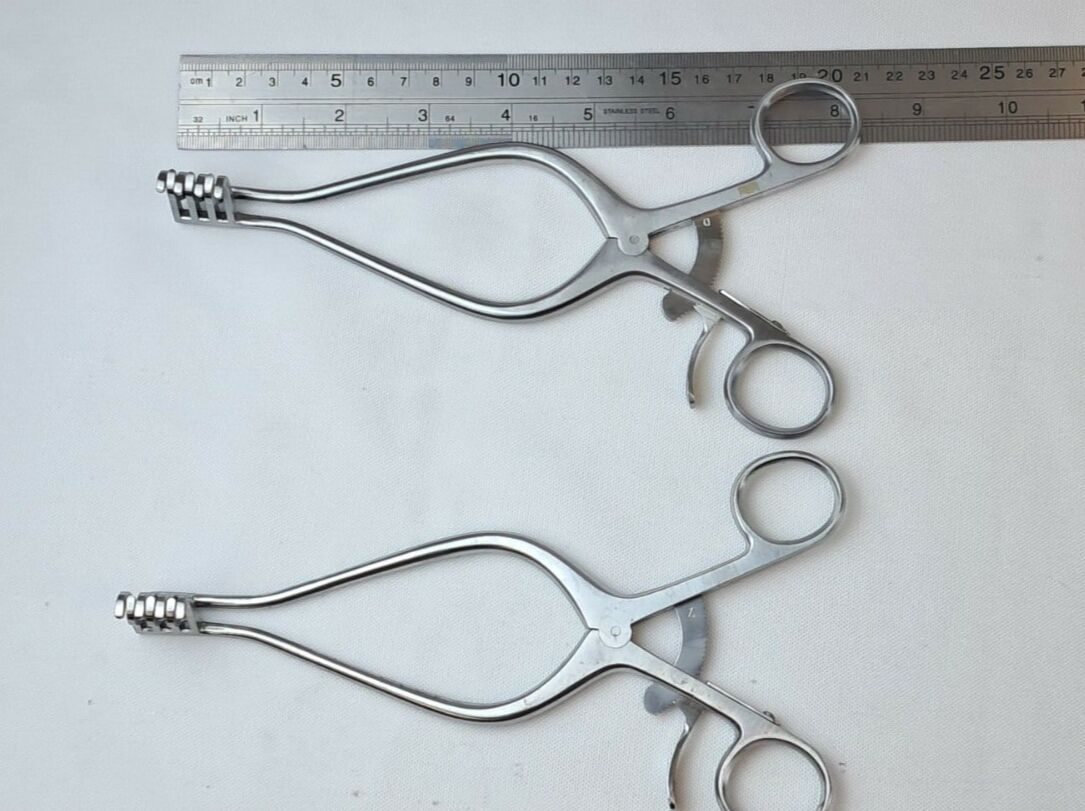 MILLENNIUM 1-615 Lot of 2 Weitlaner Retractor 8" 3x4, Blunt — photo 5