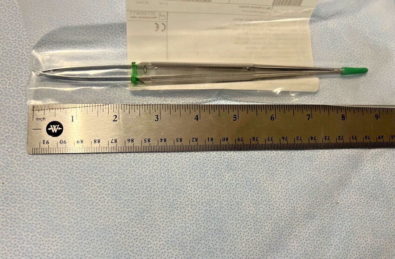 SYMMETRY 55-2526 Straight Jacobson Micro Needle Holder w/Out Lock 8-3/4" Length — photo 3