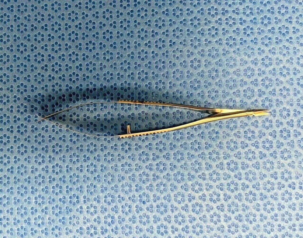 MILLENNIUM SURGICAL 85-109 Vannas Straight Capsulotomy Scissors 84mm Ophthalmic — photo 5
