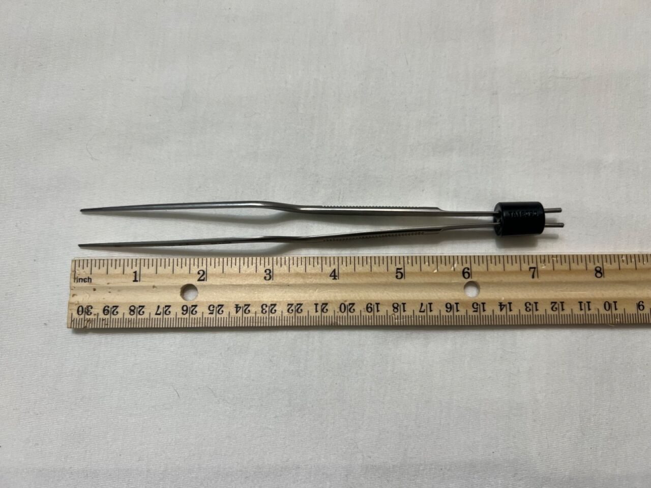 V. MUELLER NL1808 Bayonet Bipolar Forceps 1.5mm Tip X 7" Length — photo 4