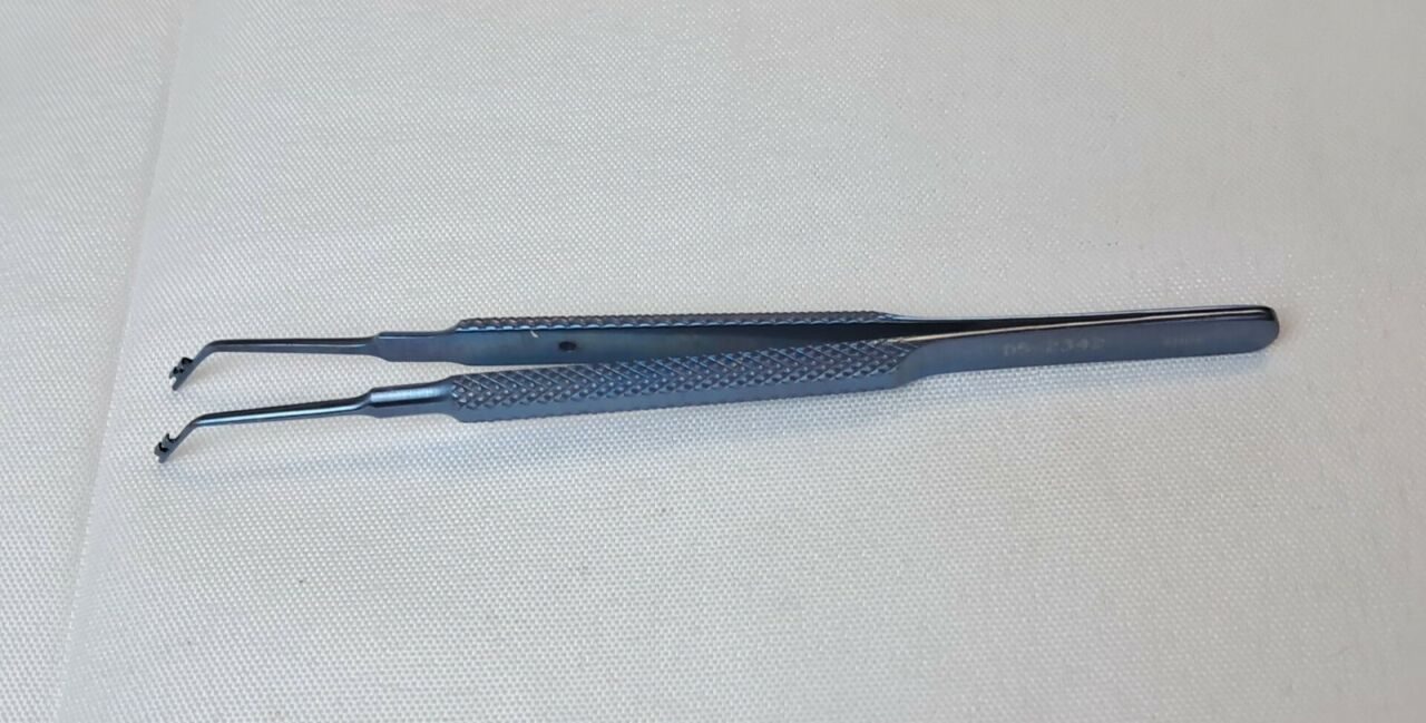 RHEIN 05-2342 Foldable Lens Loading Forceps Titanium — photo 1