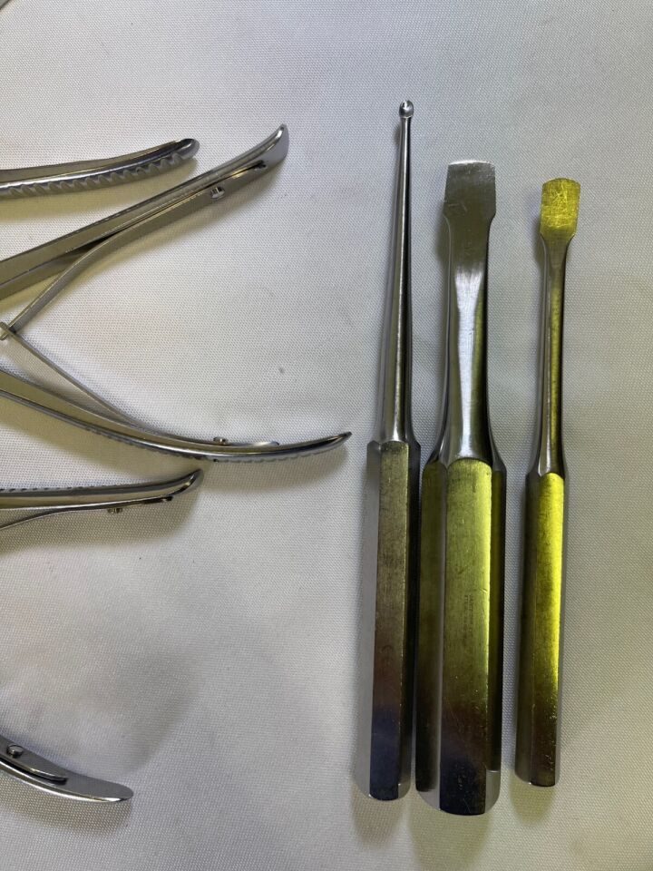 VARIOUS  66 Piece Konig Weck Jarit Patella Instrument Set w Sterilization Case — photo 6