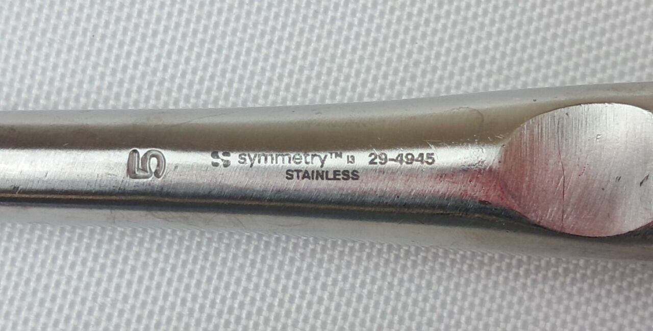 SYMMETRY SURGICAL 29-4945 Bruns Curette Straight Oval #5 Cup — photo 3