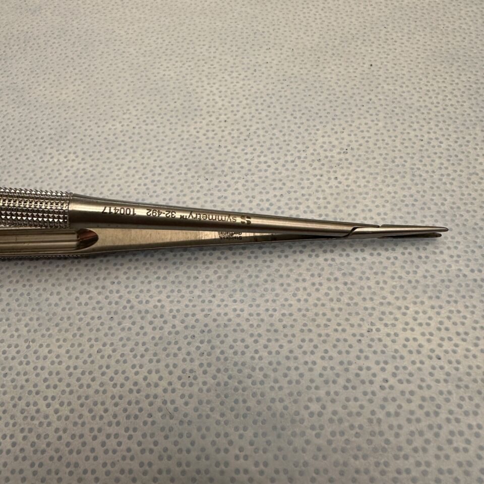 SYMMETRY 32-492 Jacobson Needle Holder Straight with Lock Tungsten Carbide — photo 4