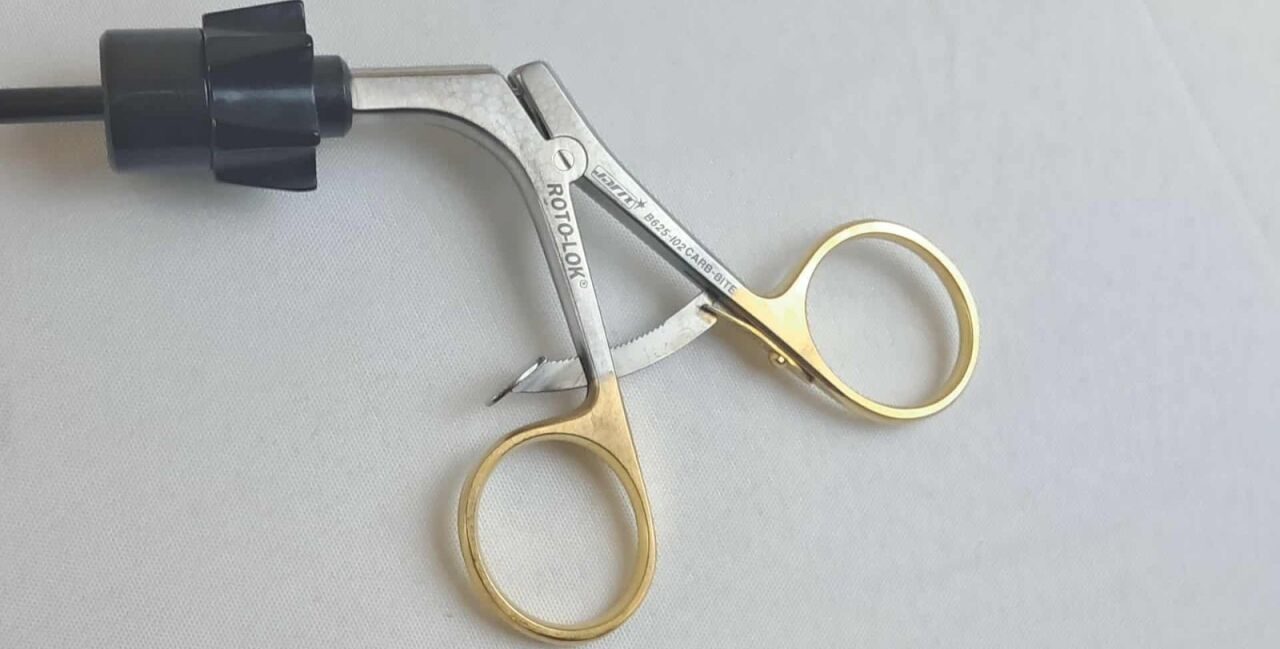JARIT 625-102 ROTO-LOK CARB-BITE Laparoscopic Grasping Forceps — photo 2