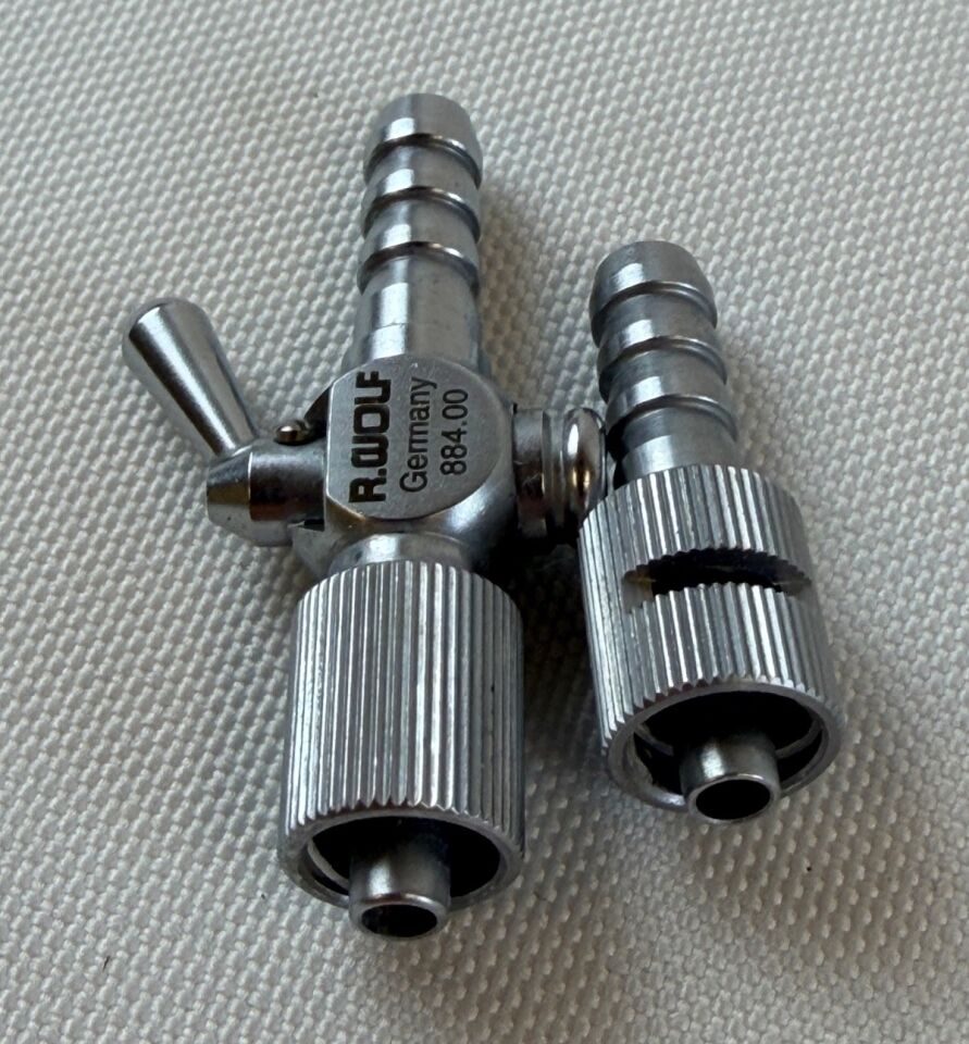 R. WOLF 884 Luer Lock w/ Valve & Hahn Adapter Set — photo 4