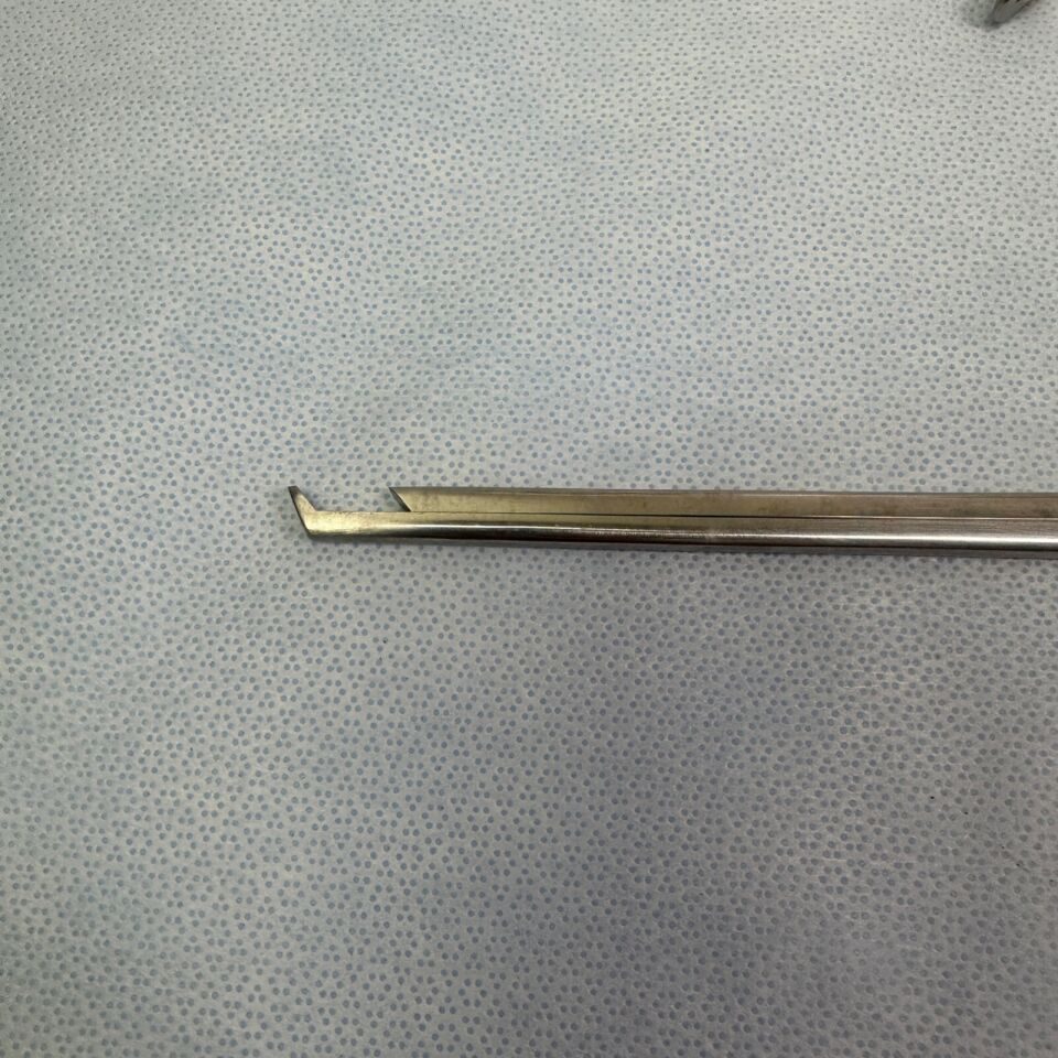 V. MUELLER NL4071-086 & NL4071-085 Spurling Rongeur 5mm & 6mm X 40deg Up-Cutting 8" Length — photo 2