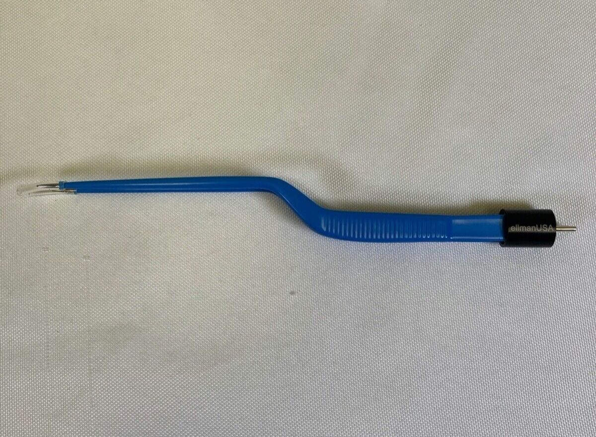 ELLMAN J13 30-0128 Bipolar Bayonet Forceps 6.75" x 1.0mm Tips General Surgery