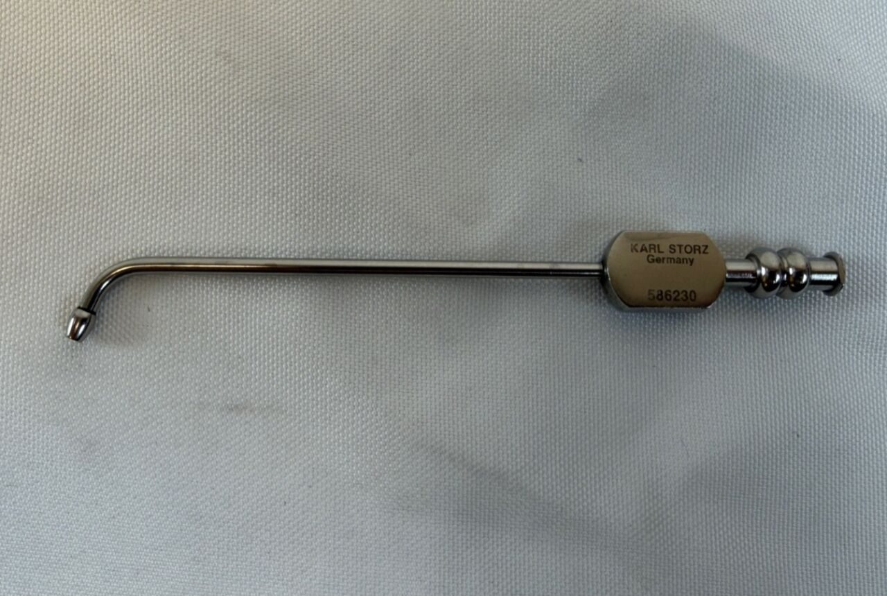 KARL STORZ 586230 Eicken Antrum Suction Cannula Tube 3mm x 12.5cm w/ Hole ENT — photo 1