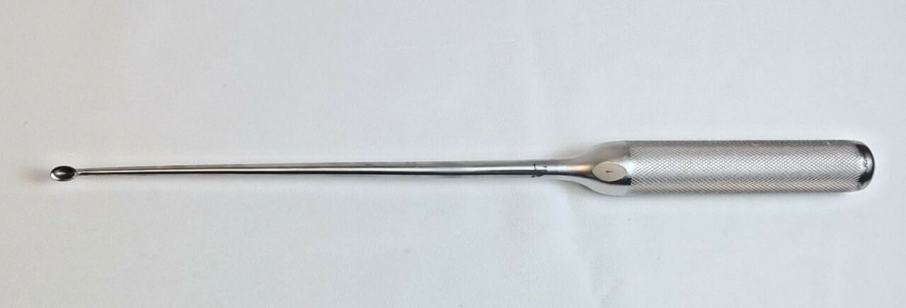 WALLIE HEINIG Lenox Maclaren Size 1 Straight Curette 4mm x 6.5mm Cup 15"