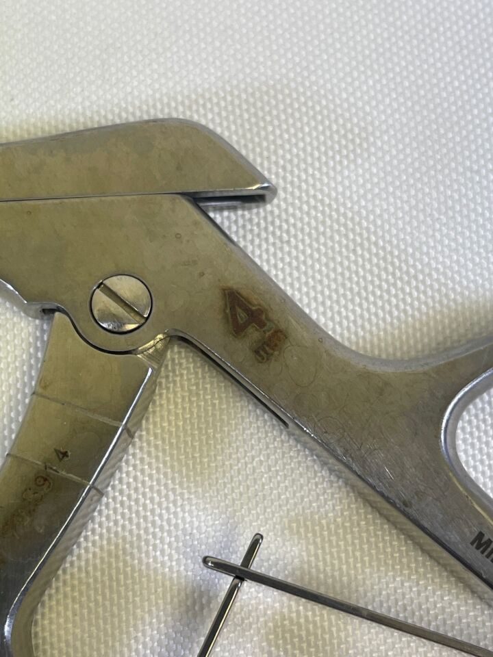 MILLENNIUM SURGICAL 70.5914 Spurling Kerrison Rongeur 4mm x 40deg Up x 9" — photo 2