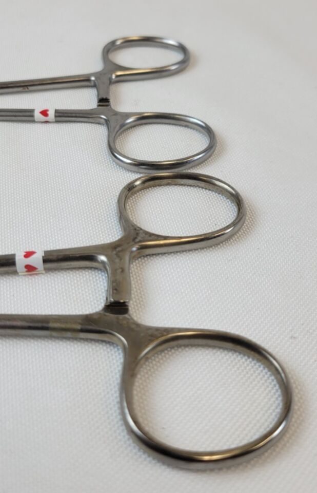 CODMAN 19-8147 Set of 2 Mixter Thoracic Clamp Forceps, Angular Jaws, 11" Cardio — photo 3