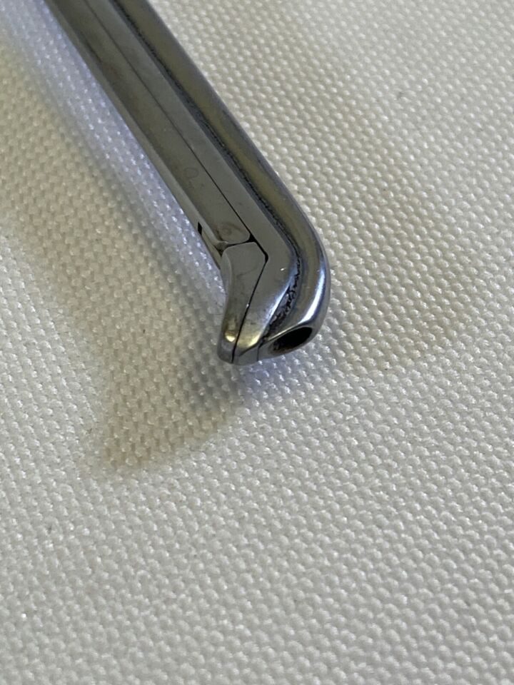 KARL STORZ 650041 w/ Suction Size 1 45deg Upturned Jaws ENT Weil Blakesley Forcep — photo 7