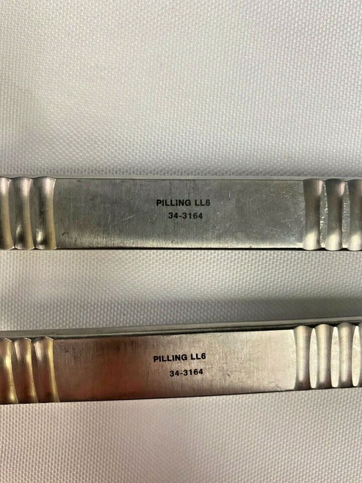 PILLING WECK 343164 Lot of 2 Plenk-Matson Raspatories Thoracic Orthopedic 8 3/4" — photo 3