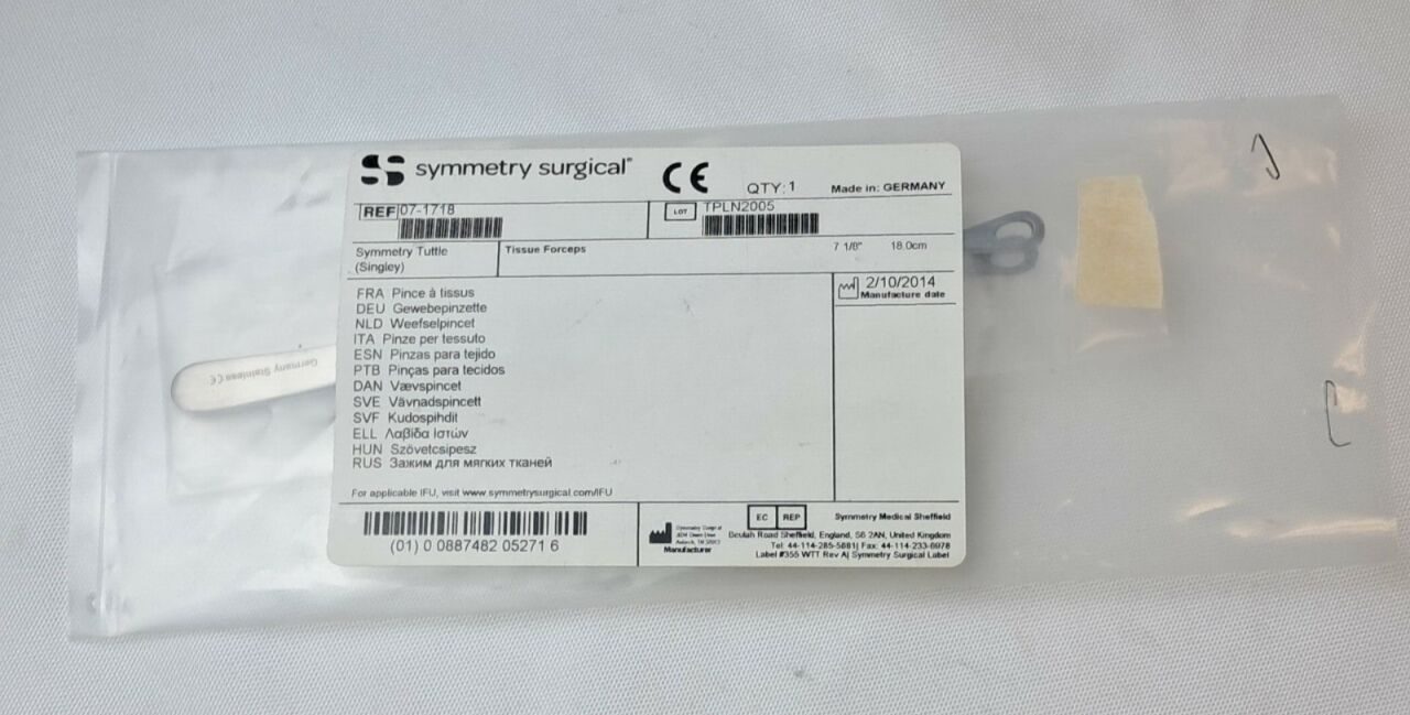 SSI ULTRA 07-1718 Tuttle/Singley Tissue Forceps — photo 2
