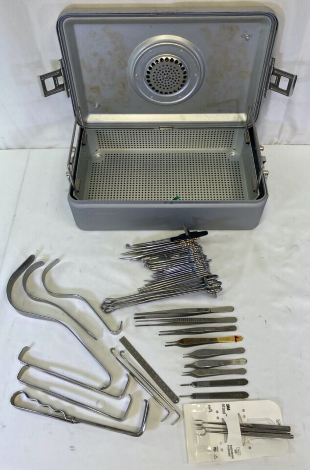 JARIT Symmetry Konig 48 Piece w/ Sterilization Case Breast Instruments Tray