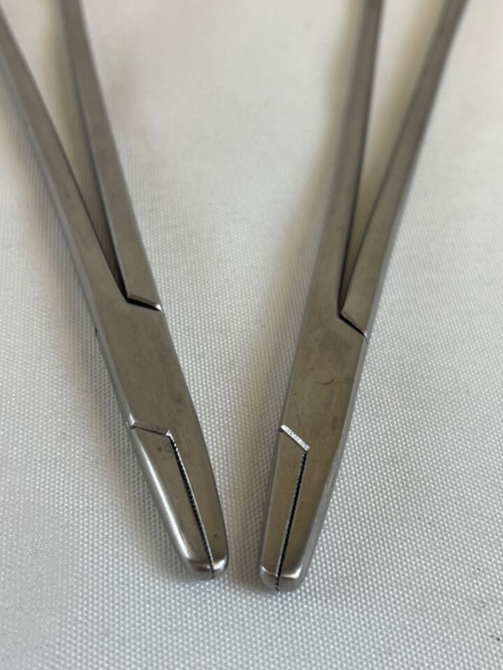 SYMMETRY 10-1819 Mayo Hegar Needle Holders 7" Stubby Jaw General Surgery Pair of 2 — photo 5