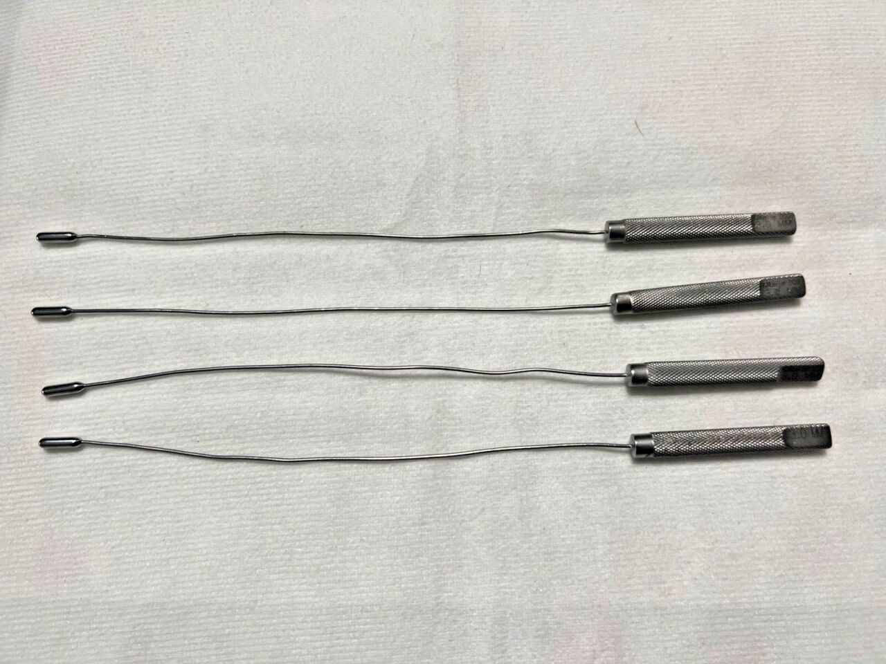 V. MUELLER 4.0mm DeBakey Vascular Dilators 8" Set of 4 DeBakey Vascular Dilators 4.0mm