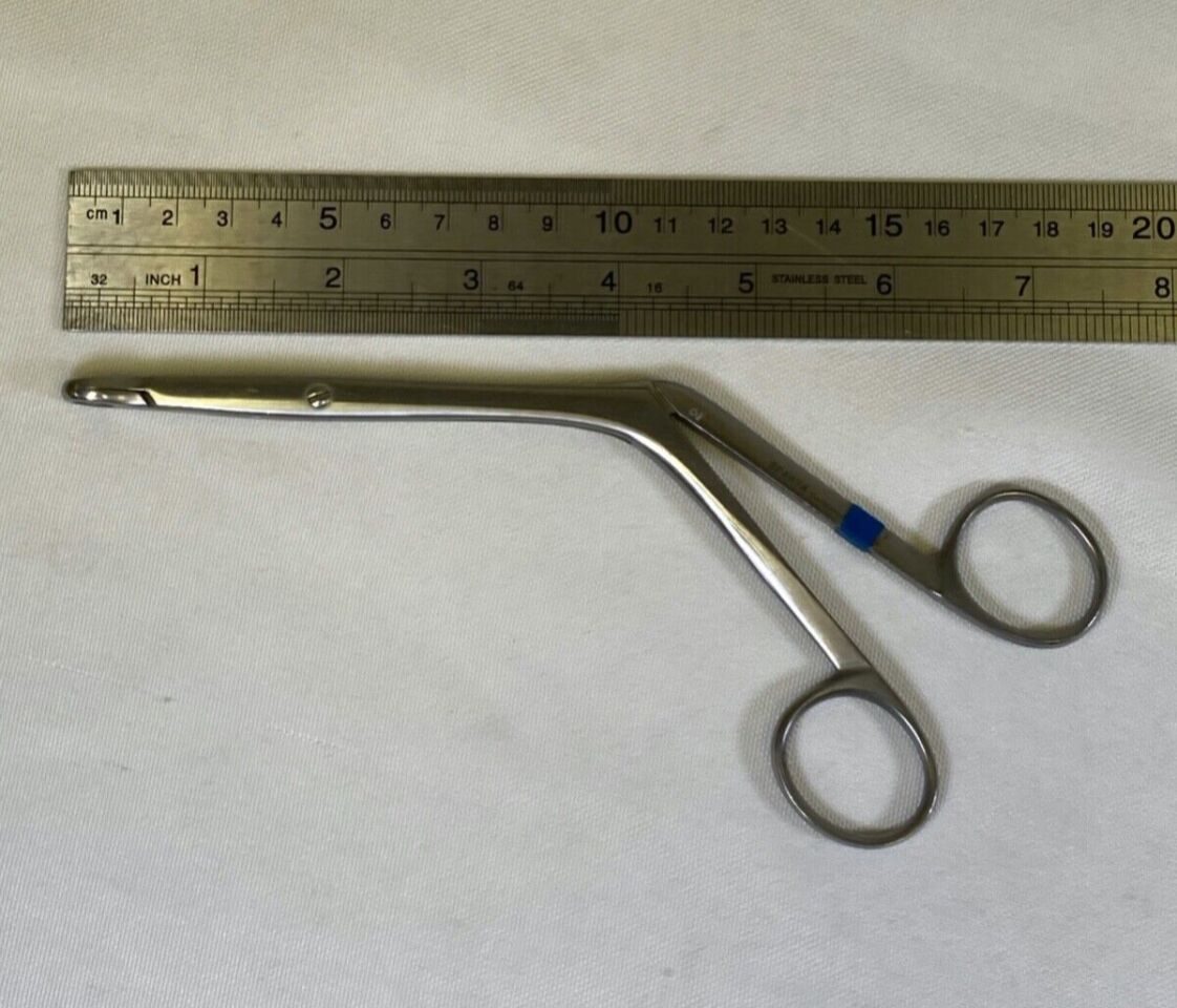 SPARTA Bruening Size 2  Bruening Septum Nasal Forcep Size 2 8mm x 11mm Oval Cup Jaws ENT — photo 7