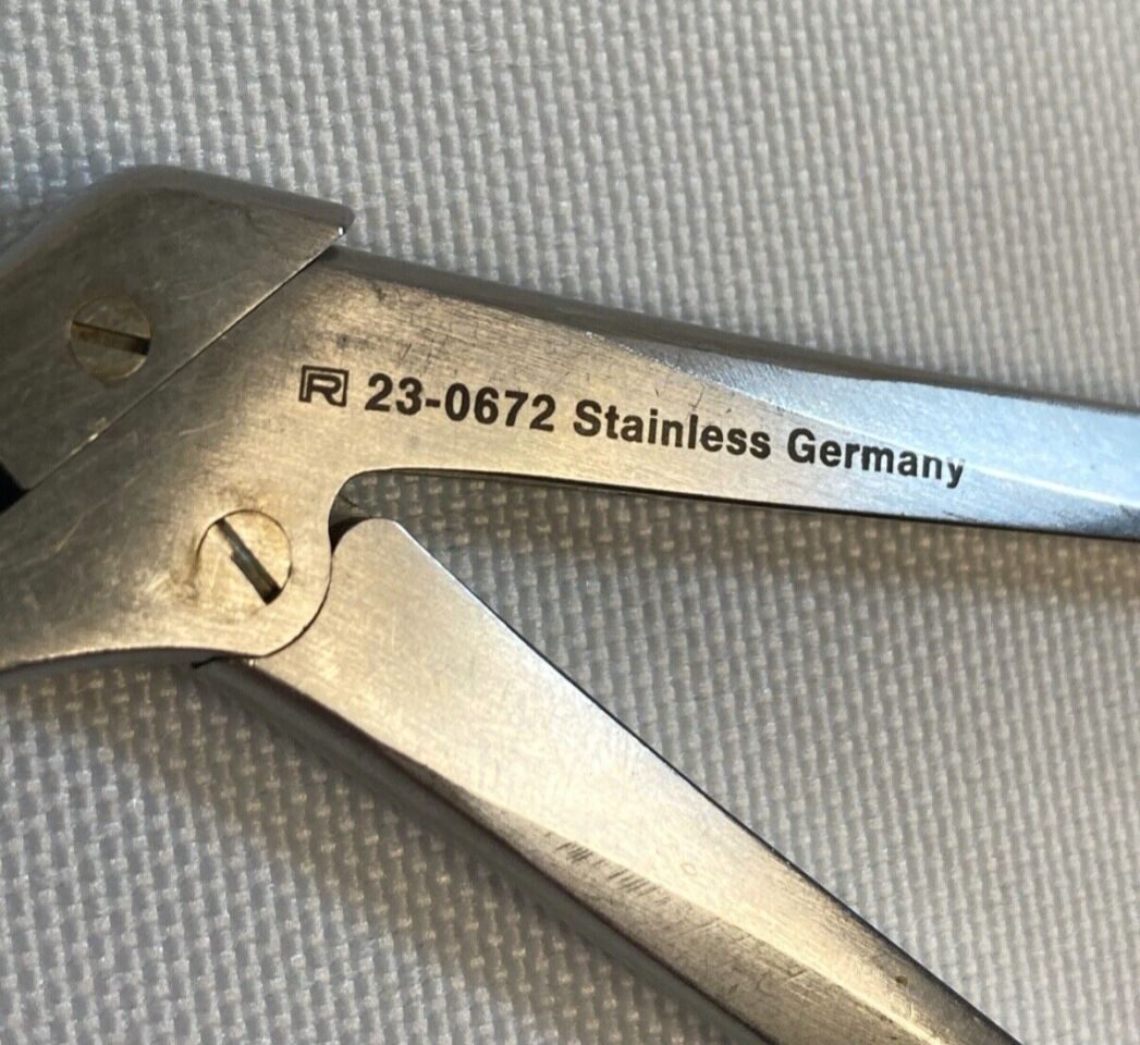 RICHARDS OLYMPUS 23-0672 Weil Blakesley Ethmoid Forceps 45deg Up x 5mm x 13mm Jaws — photo 2
