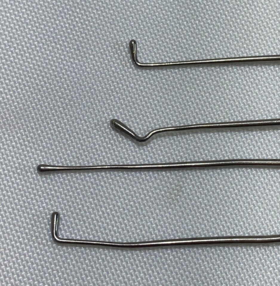 AZTEC SURGICAL  Set of 4 8" Malleable Bayonet Ball Probe Set ENT Neuro Orthopedic — photo 2