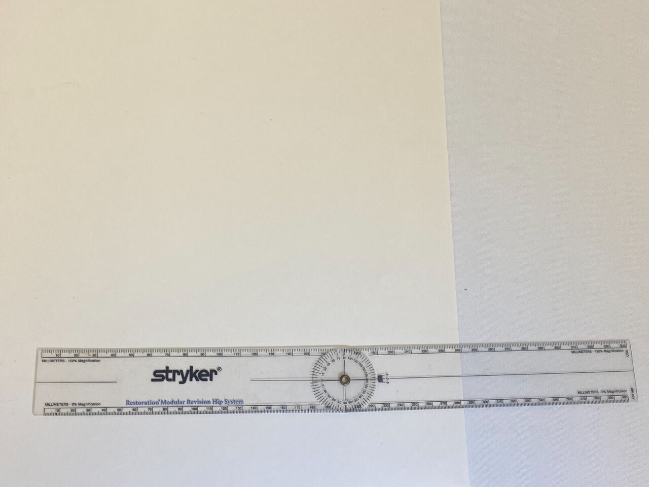 STRYKER A3016B Restoration Modular Revision Hip System Ruler — photo 7