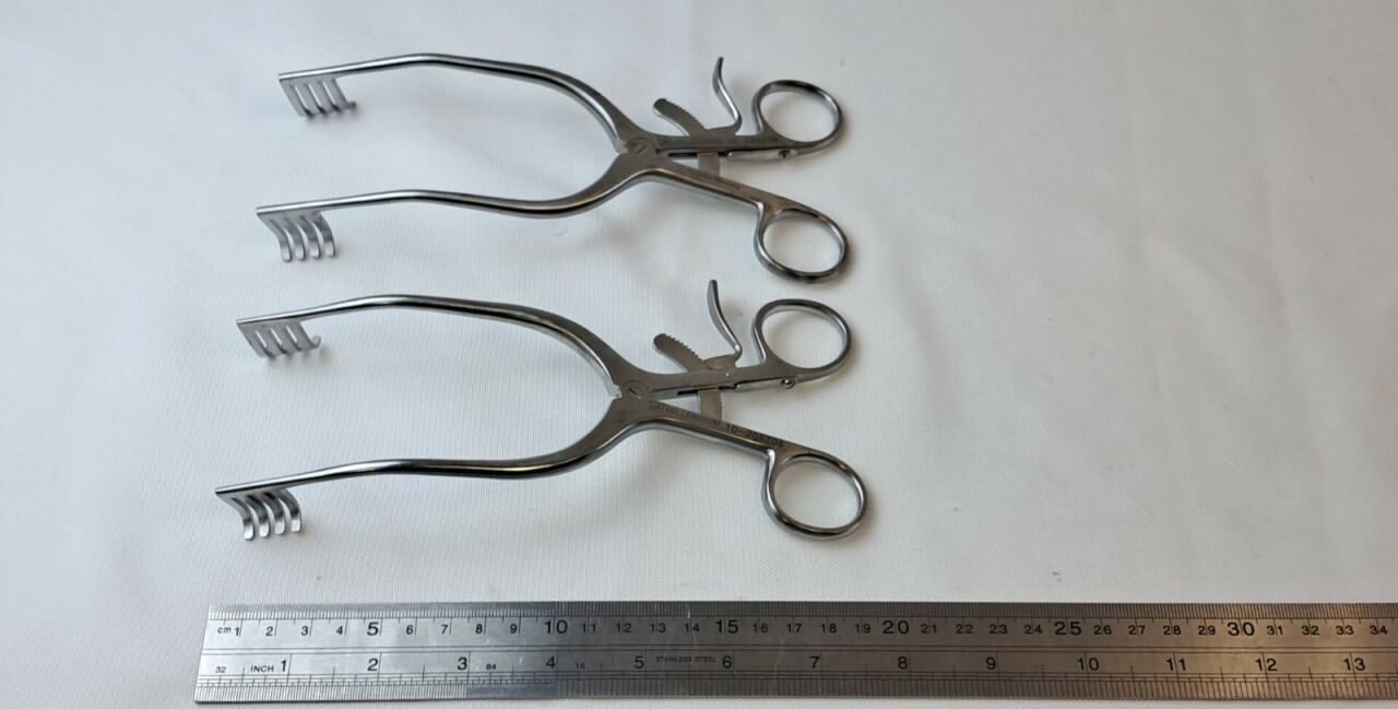 MILLENNIUM 10-205206 Lot of 2 Adson Retractor 7.25 Inches Angled 4X4 Blunt — photo 5