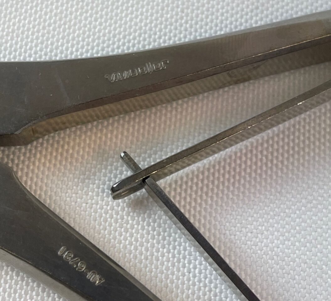 V. MUELLER AU6781 Ruskin Rongeur 6mm Slightly Curved Jaw 7.5" — photo 2