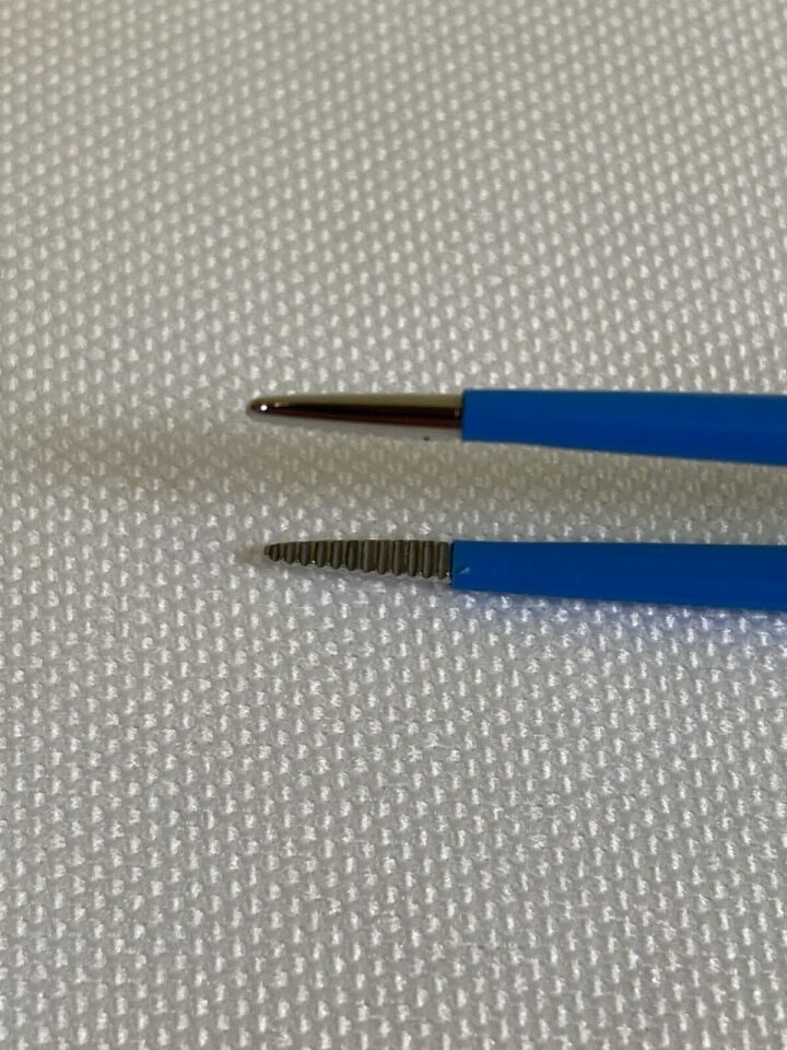 ELLMAN J13 30-0128 Bipolar Bayonet Forceps 6.75" x 1.0mm Tips General Surgery — photo 5