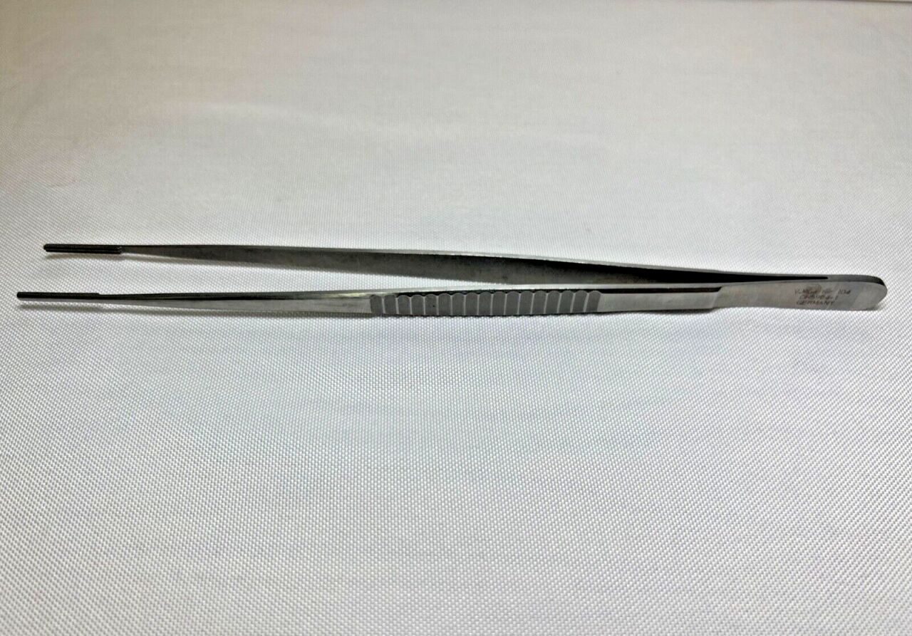 V. MUELLER CH5904-1 DeBakey Vascular Tissue Forceps 2.5mm Wide Jaws, 9-1/2" L — photo 1
