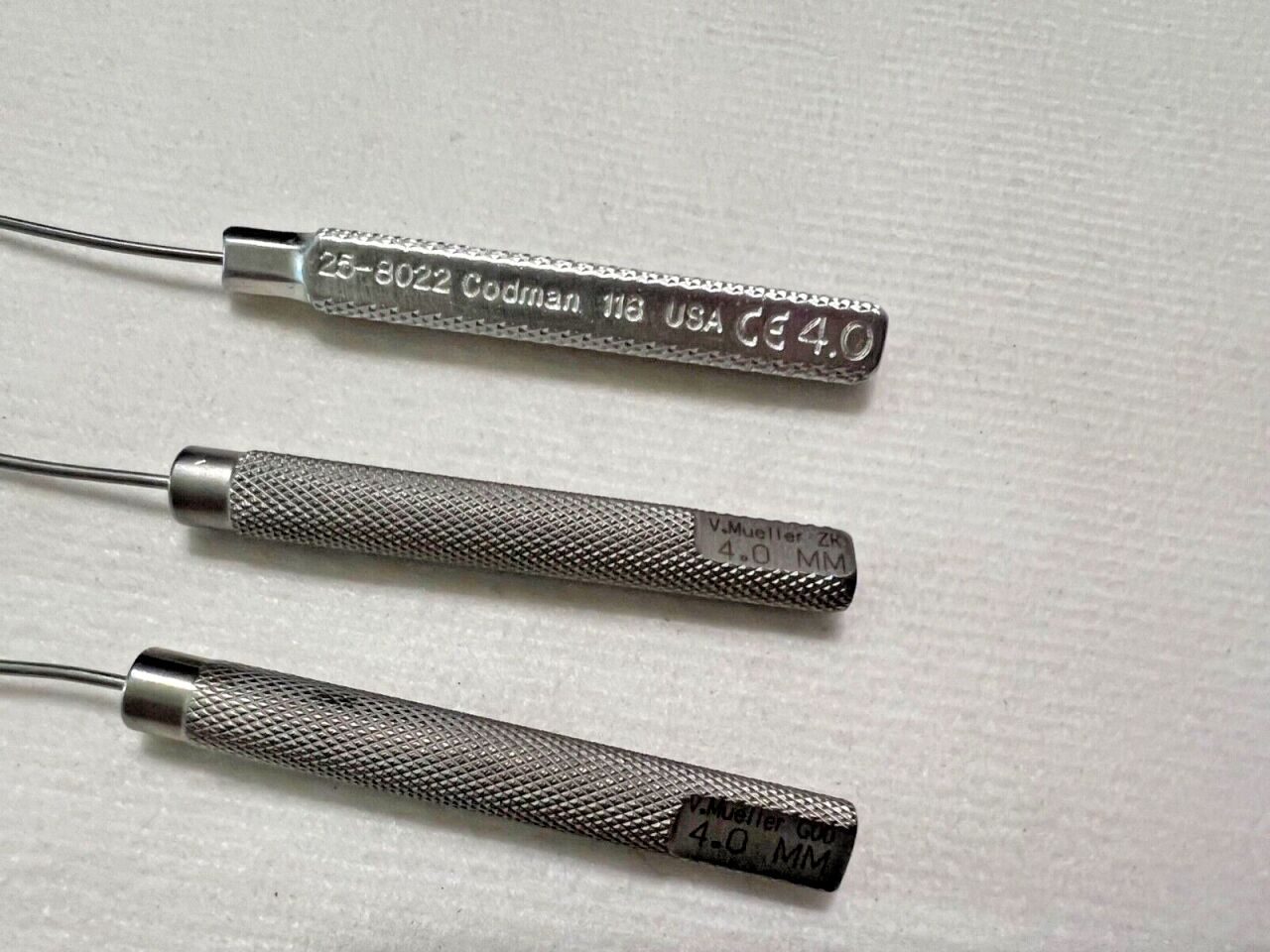 CODMAN 4.0mm DeBakey Vascular Dilators 8" Set of 4 DeBakey Vascular Dilators 4.0mm — photo 3
