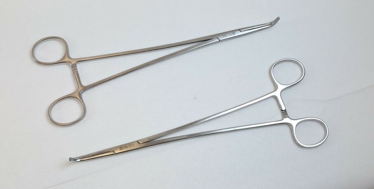 KONIG MDS1243524 Lot of 2 Kantrowitz Hemostatic Forceps Right 7.5in
