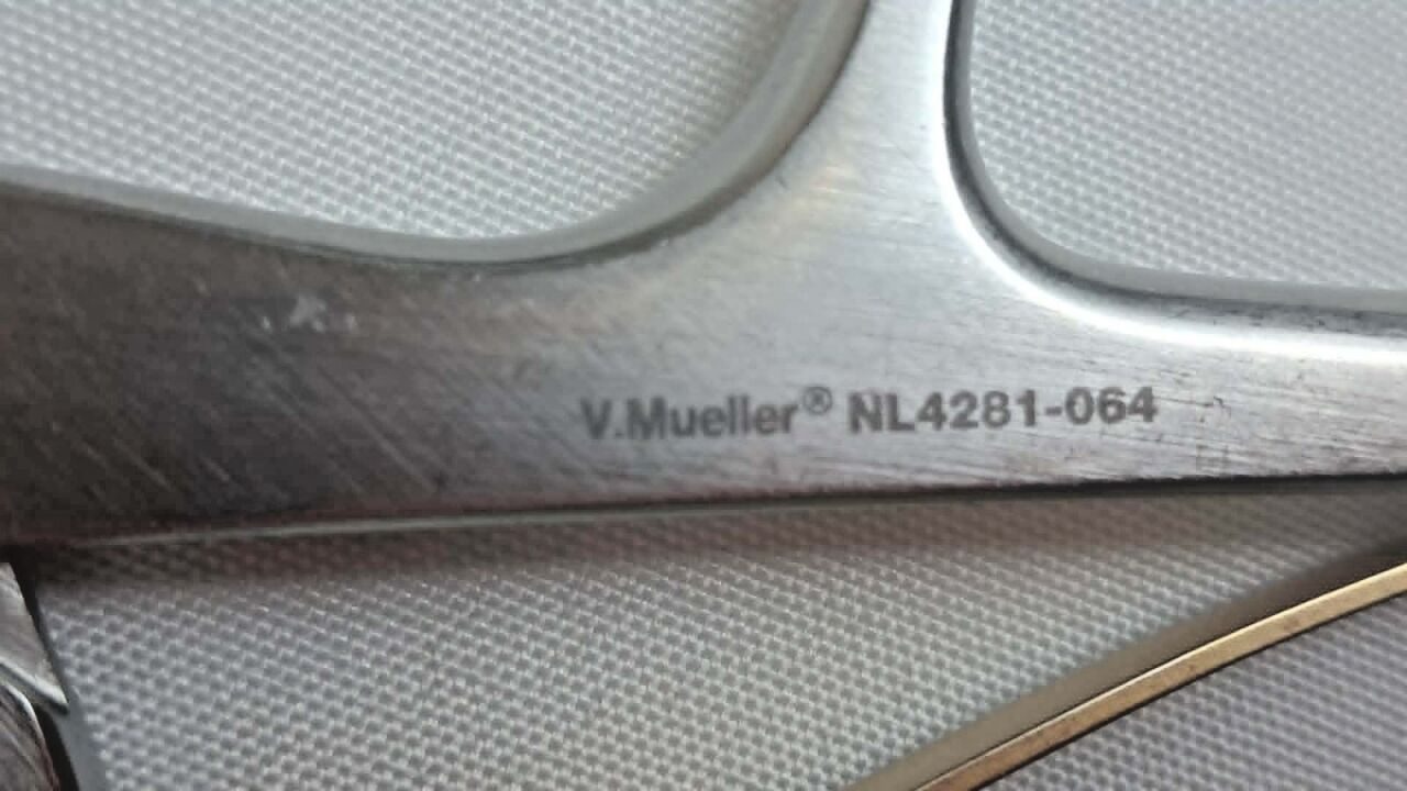 V. MUELLER NL4281-064 Ferris-Smith Kerrison Rongeur Straight 4mm 6" — photo 3