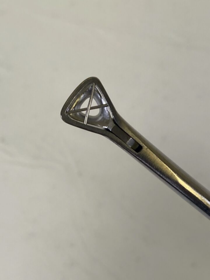 KARL STORZ N6177 Size 1 Curved Up 7mm Triangular Basket 120mm WL Ronis Adenoid Punch Forcep — photo 7