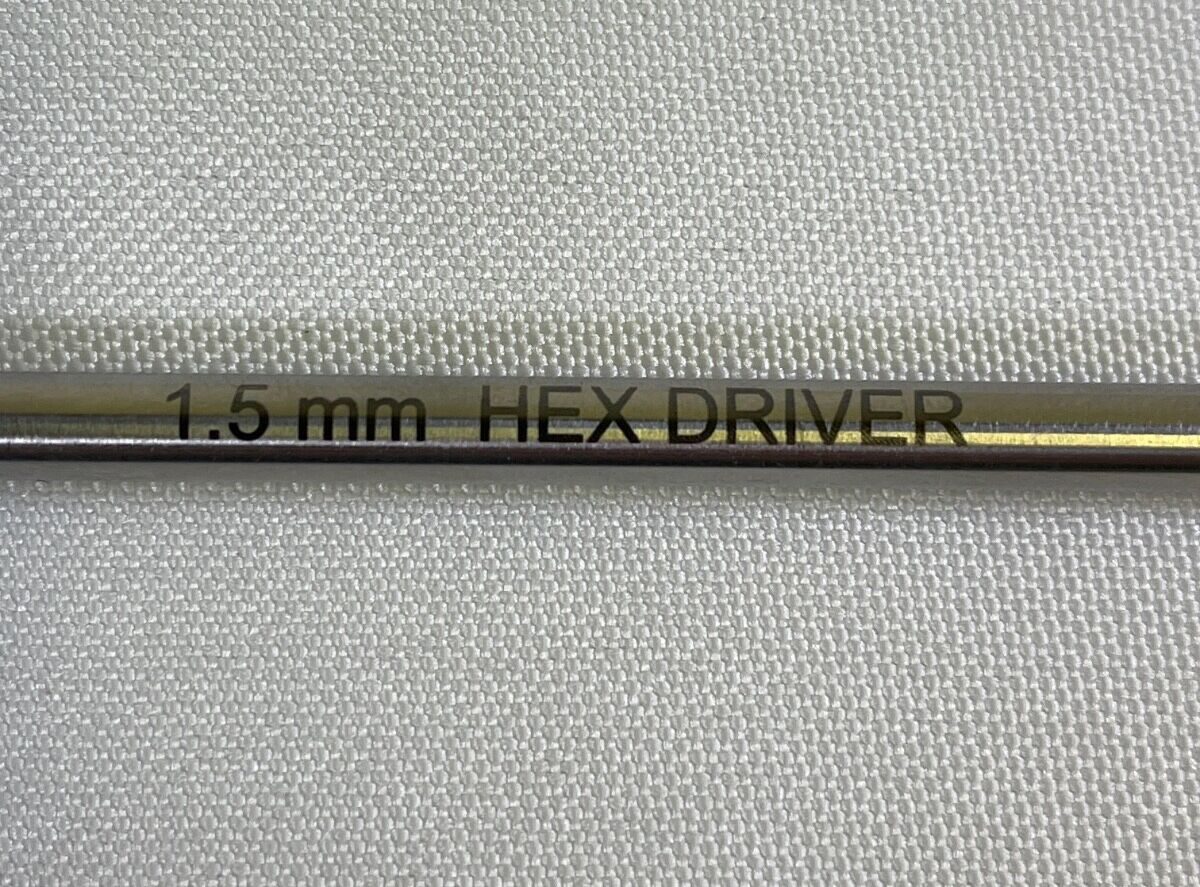 SYMMETRY 10-117-000 1.5mm Hex Driver Q/C End WL 6.25" — photo 3