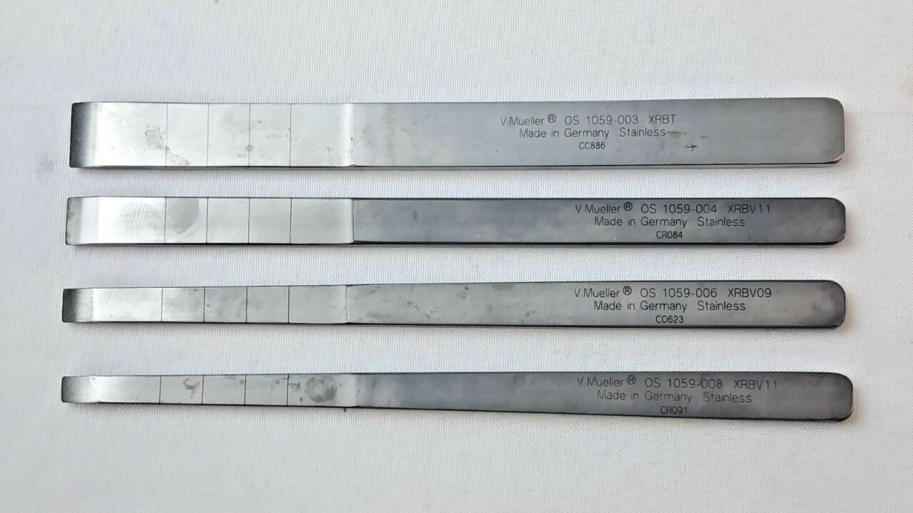 V. MUELLER  Straight Osteotome Set Orthopedic — photo 4
