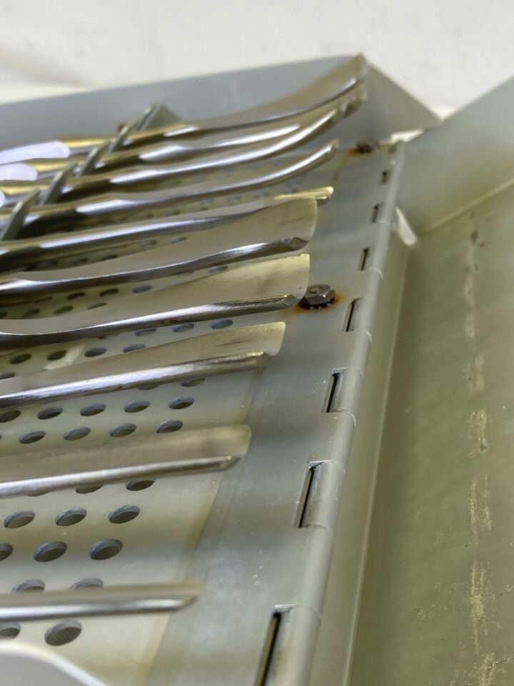 ZIMMER 1128-01 Set of 8 Ultra Cut Cobb Gouges Set w/ Sterilization Case — photo 7